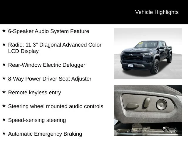 Used 2023 BLACK Chevrolet 4WD Trail Boss image 15
