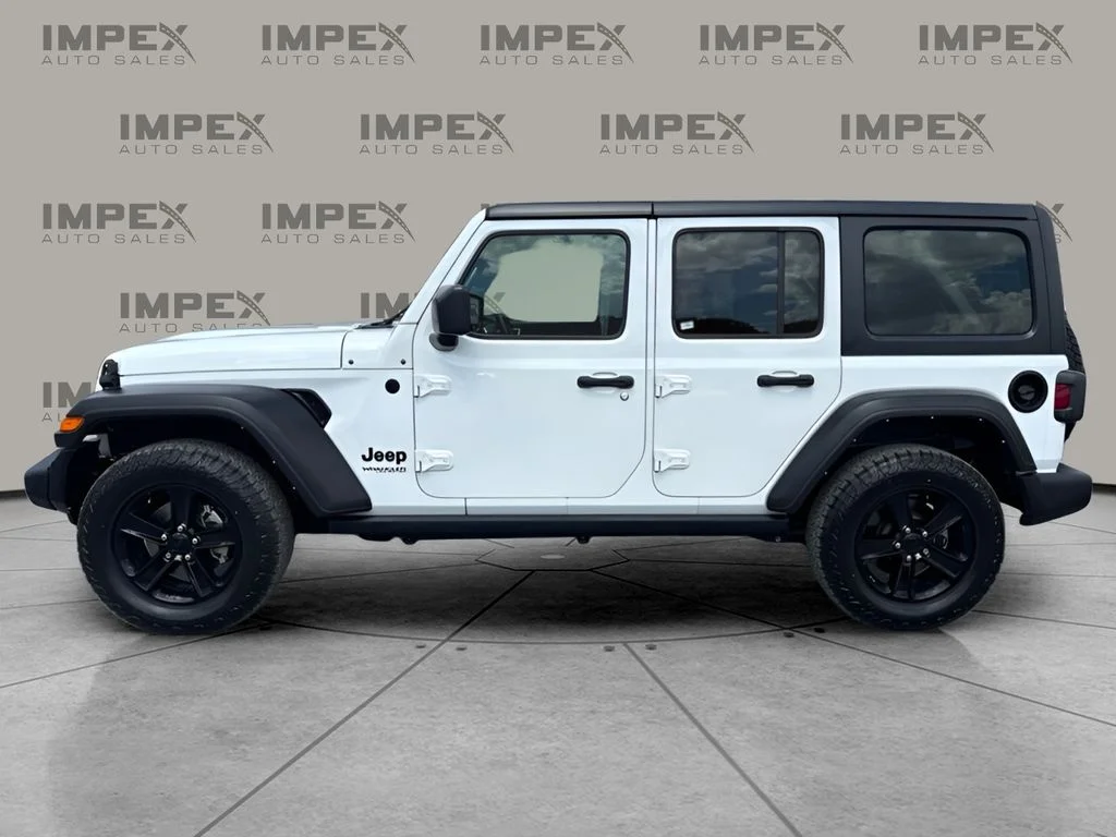 Used 2021 White Jeep Unlimited Sport Altitude image 2