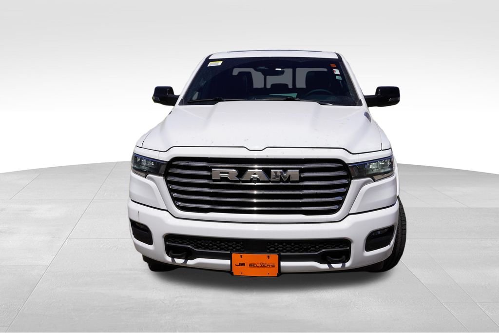 New 2026 Bright White Clear-Coat Exterior Paint RAM Laramie image 8