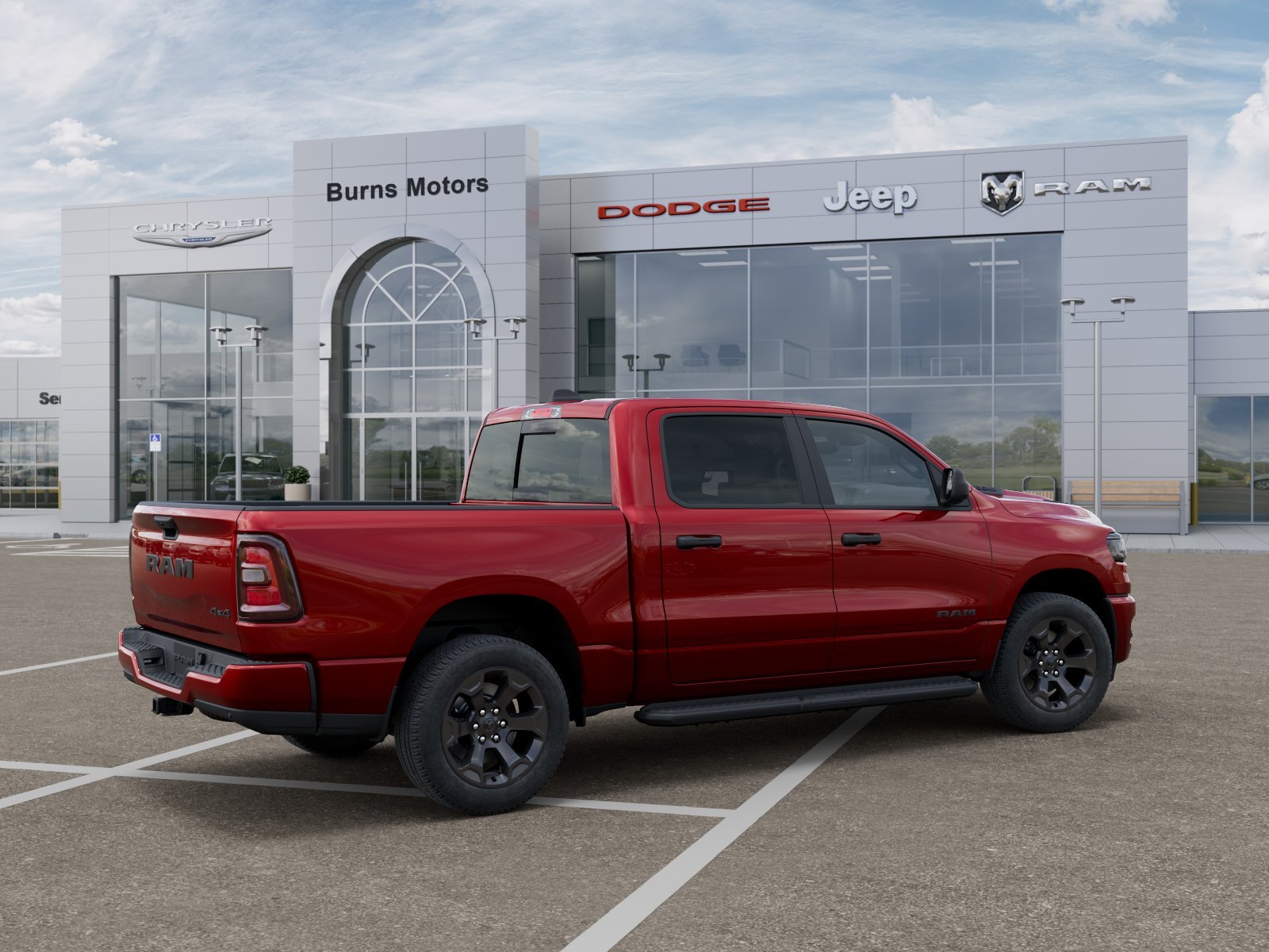 New 2026 Molten Red Pearlcoat RAM Black Express image 30