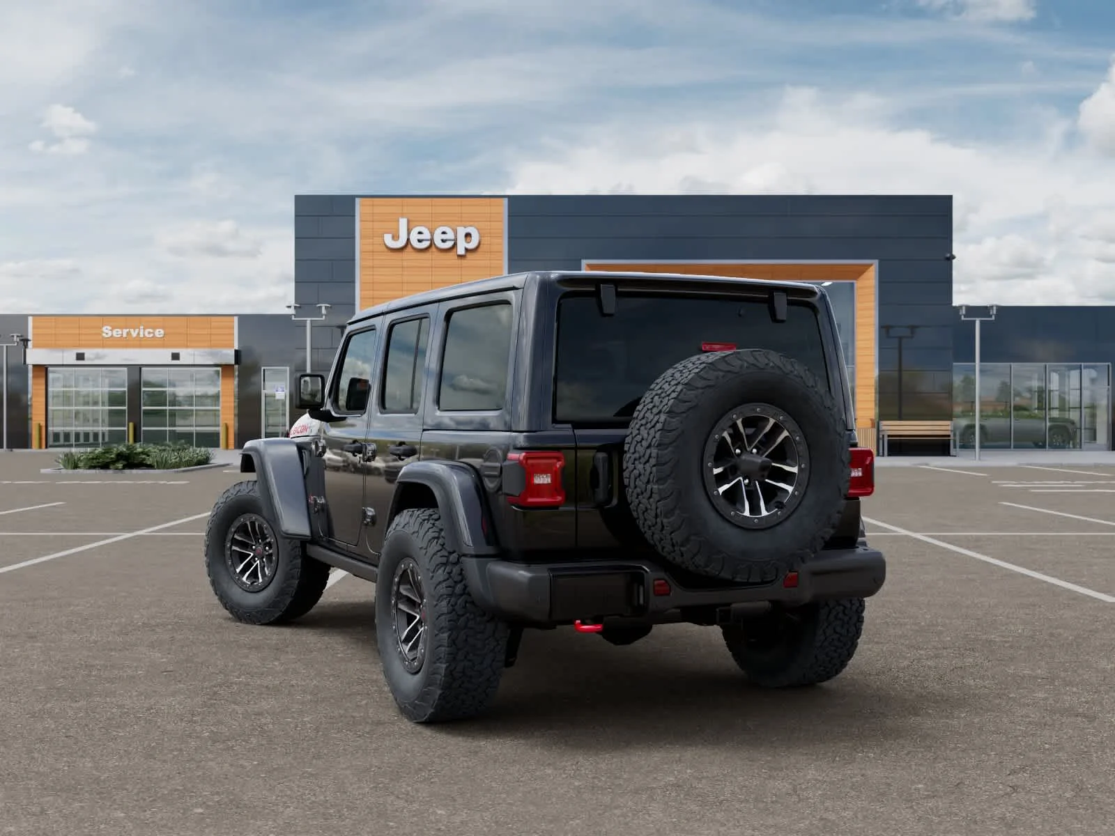 New 2027 Black Clearcoat Jeep Rubicon X image 3