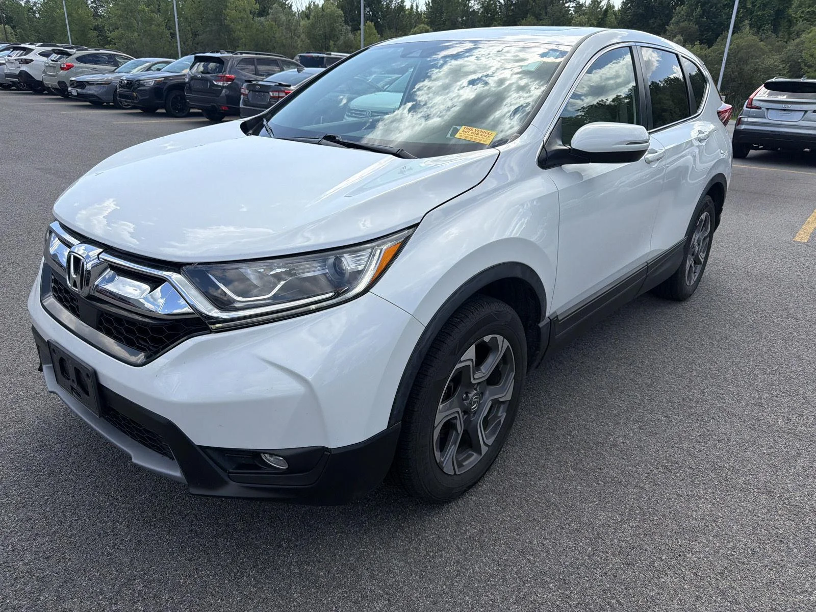 Used 2019 Platinum White Pearl Honda EX image 3