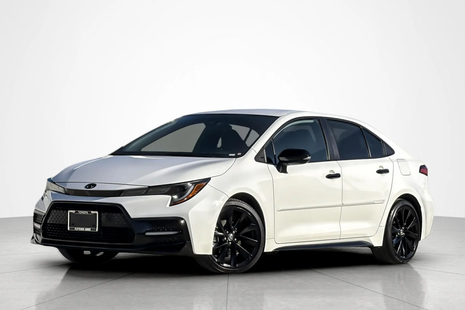 Certified Used 2022 White Toyota SE Nightshade image 1