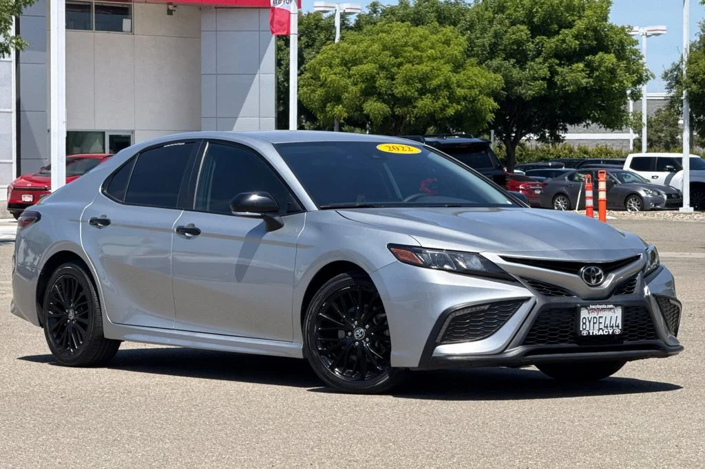Used 2022 Silver Toyota SE Nightshade image 2