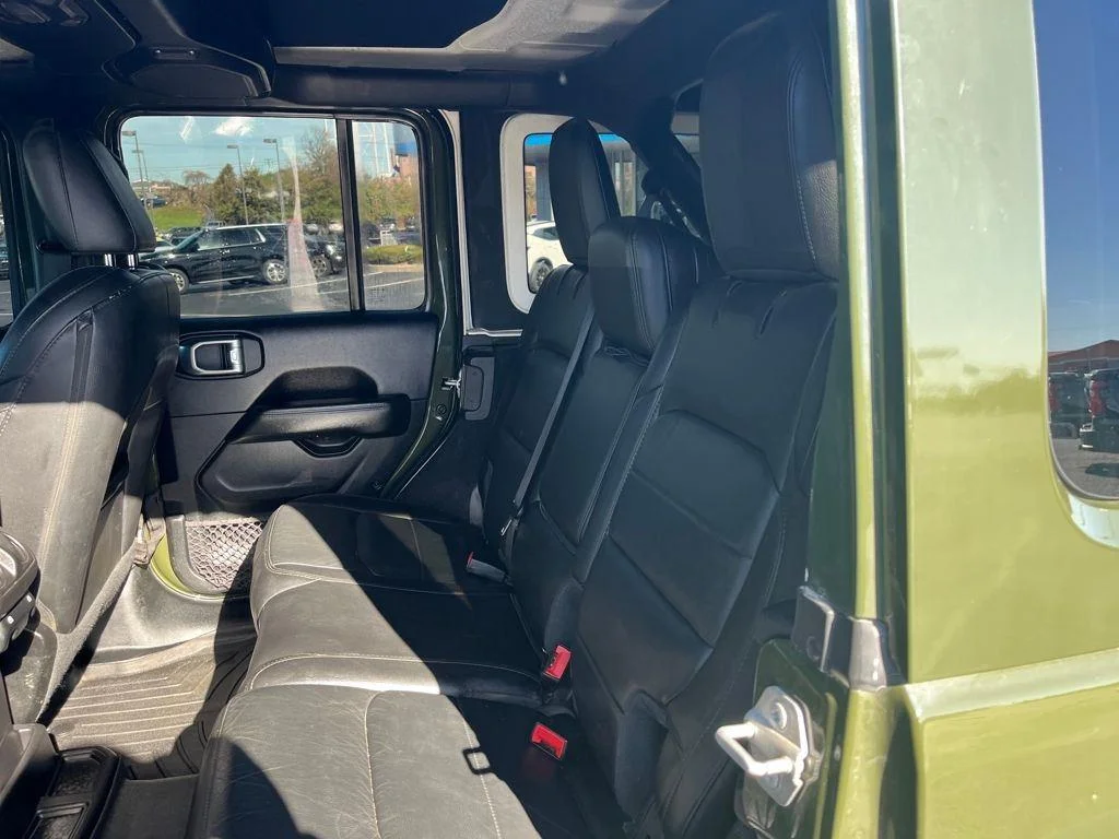 Used 2021 Sarge Green Clearcoat Jeep Unlimited Sahara Altitude image 23