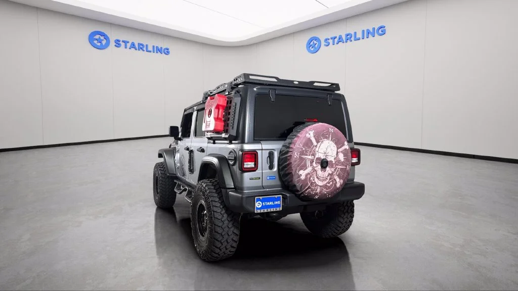 Used 2021 Silver Jeep Unlimited Willys image 6