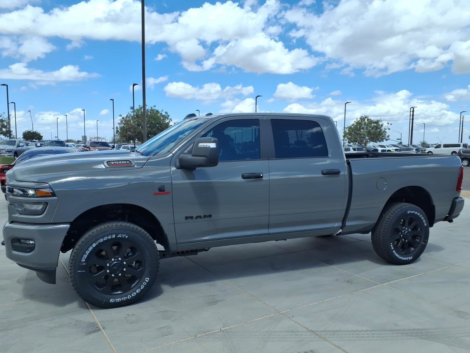 New 2026 Ceramic Gray Clear-Coat Exterior Paint RAM Big Horn image 3