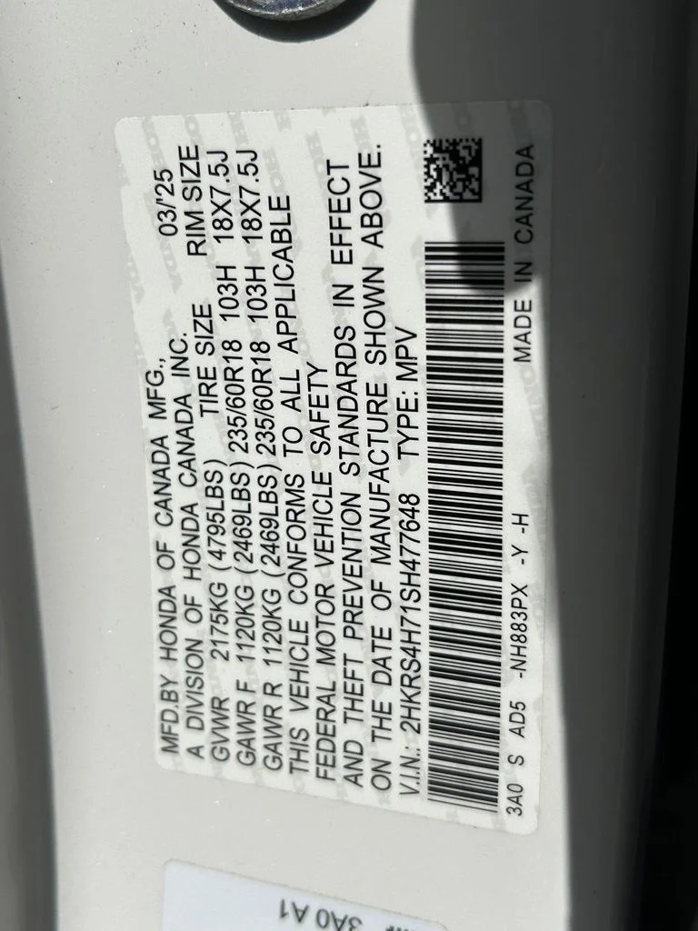 Used 2025 White Honda EX-L image 13