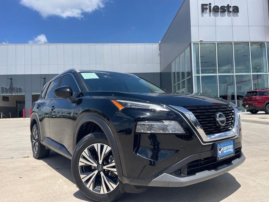 Certified Used 2023 Black Nissan SV image 1