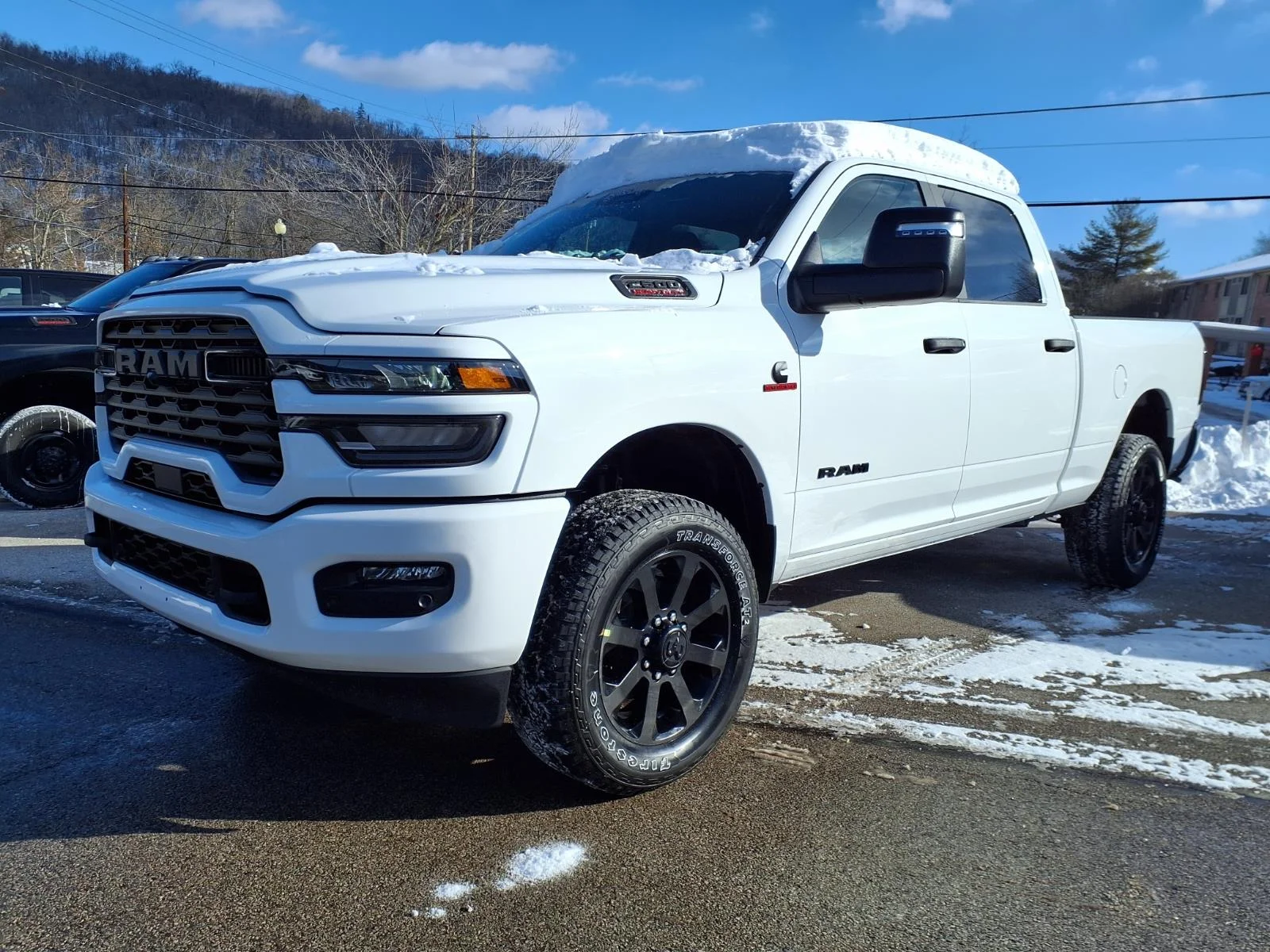 New 2026 Bright White Clear-Coat Exterior Paint RAM Big Horn image 2