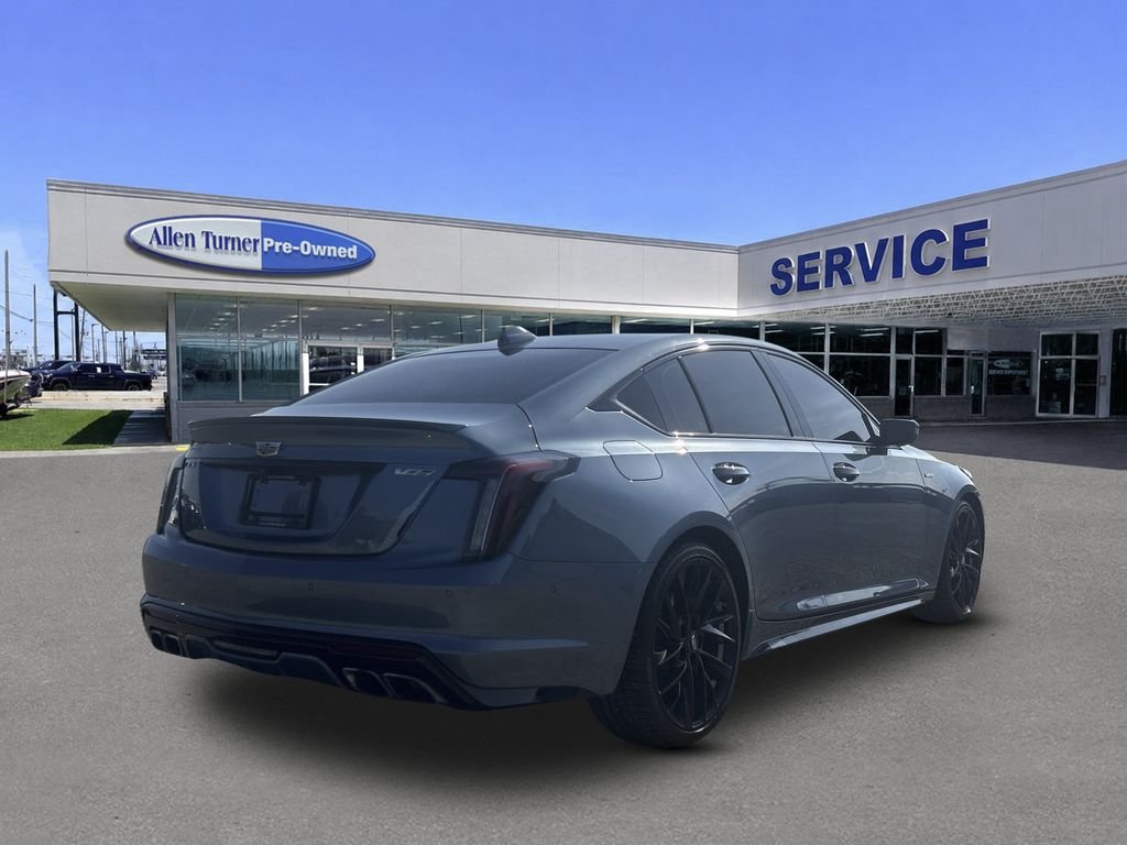 Used 2023 Midnight Steel Metallic Cadillac V-Series image 7