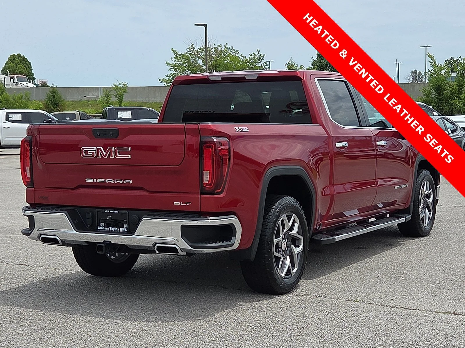 Used 2023 Volcanic Red Tintcoat GMC SLT image 5