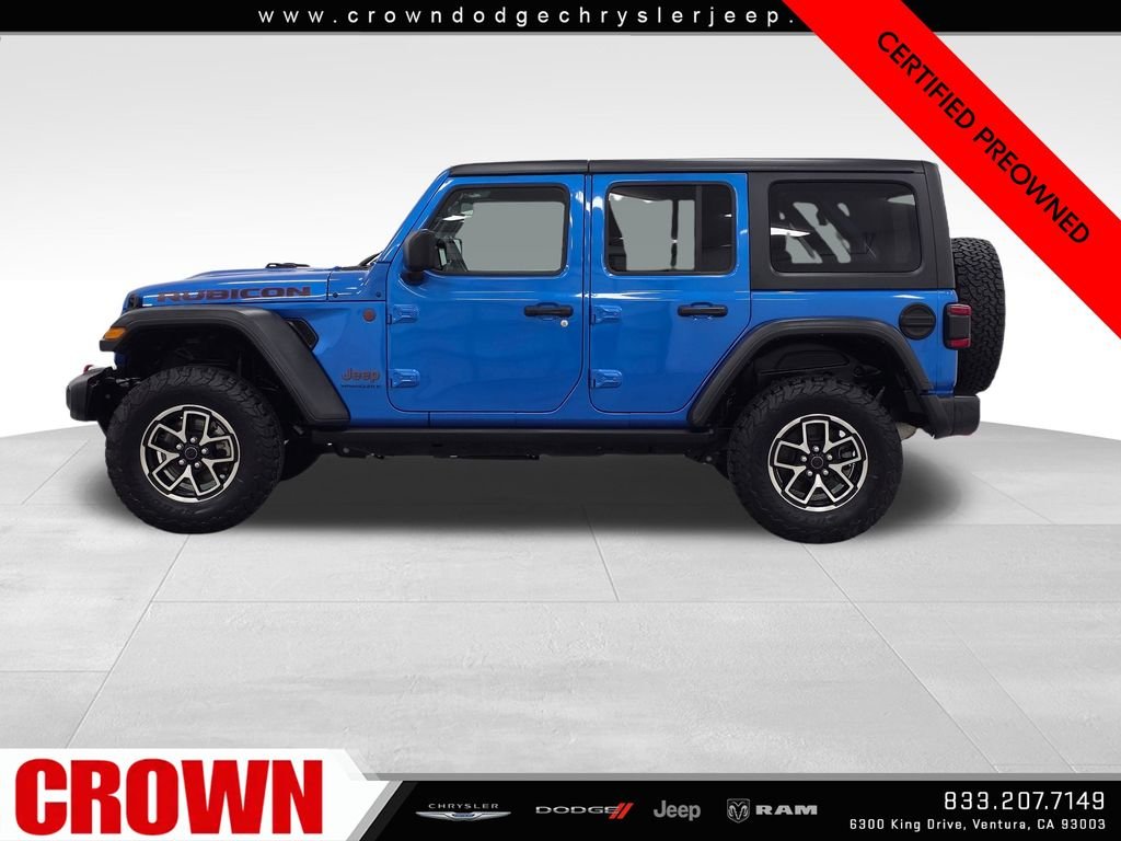 Certified Used 2025 Blue Jeep Rubicon image 4