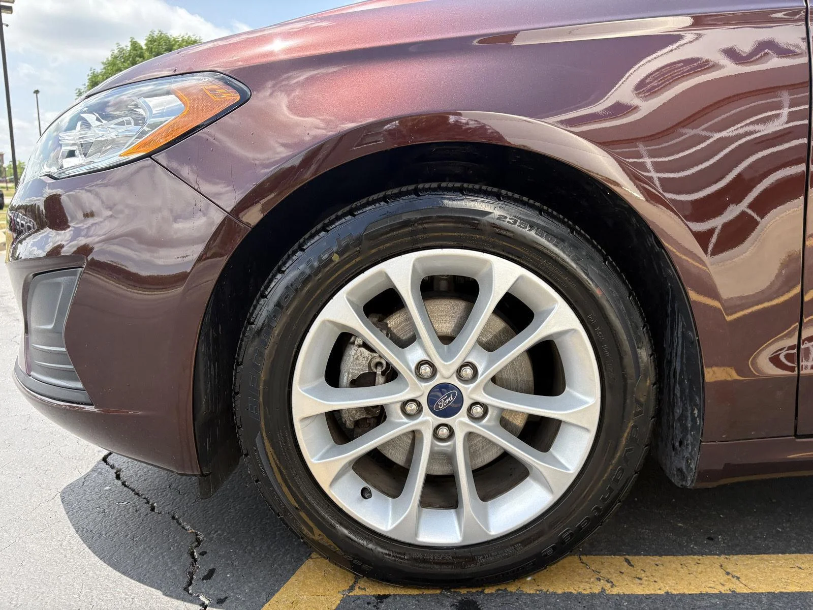 Used 2019 Rich Copper Metallic Tinted Clearcoat Ford SE image 26