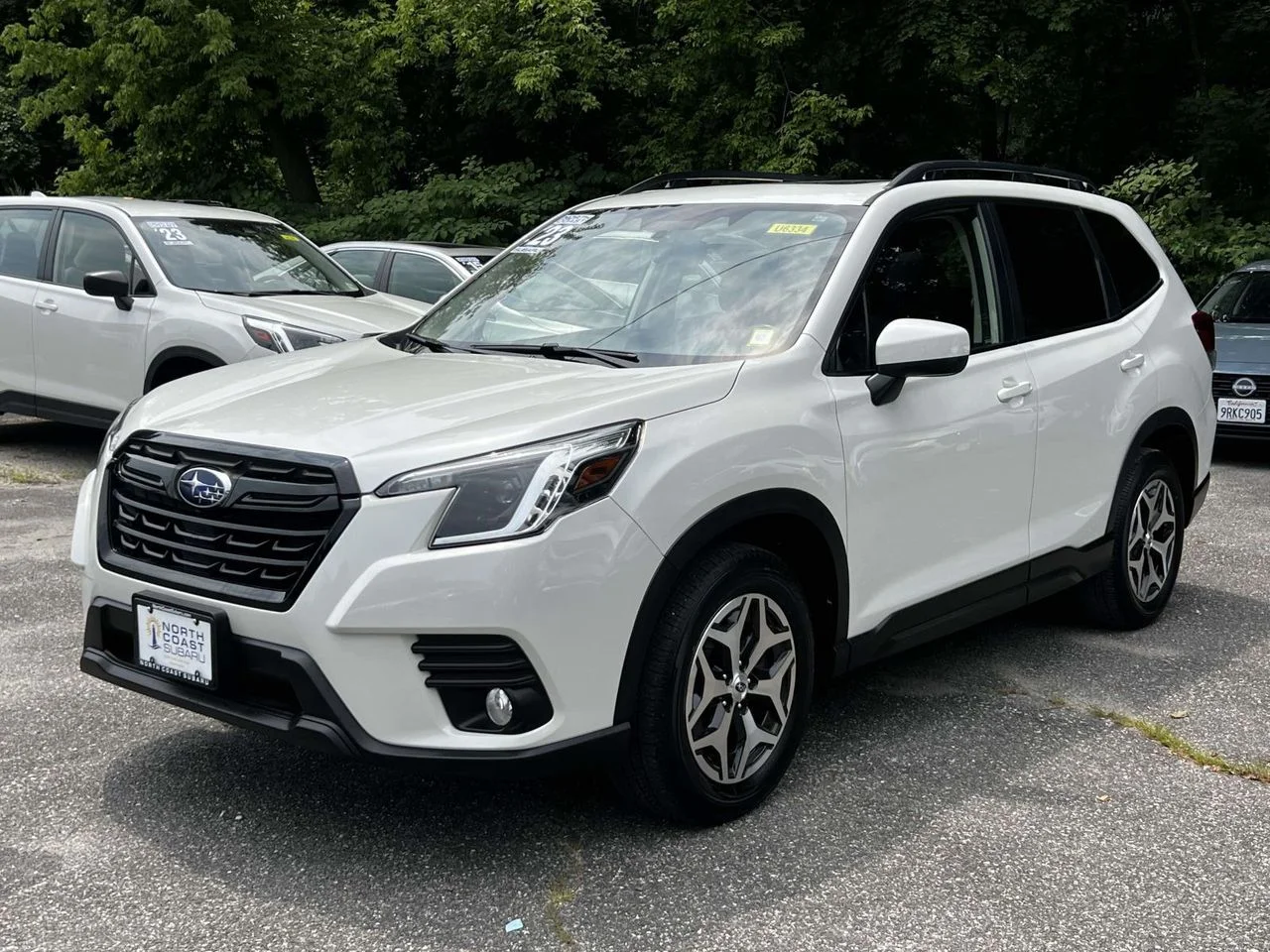 Used 2023 Crystal White Pearl Subaru Premium image 2