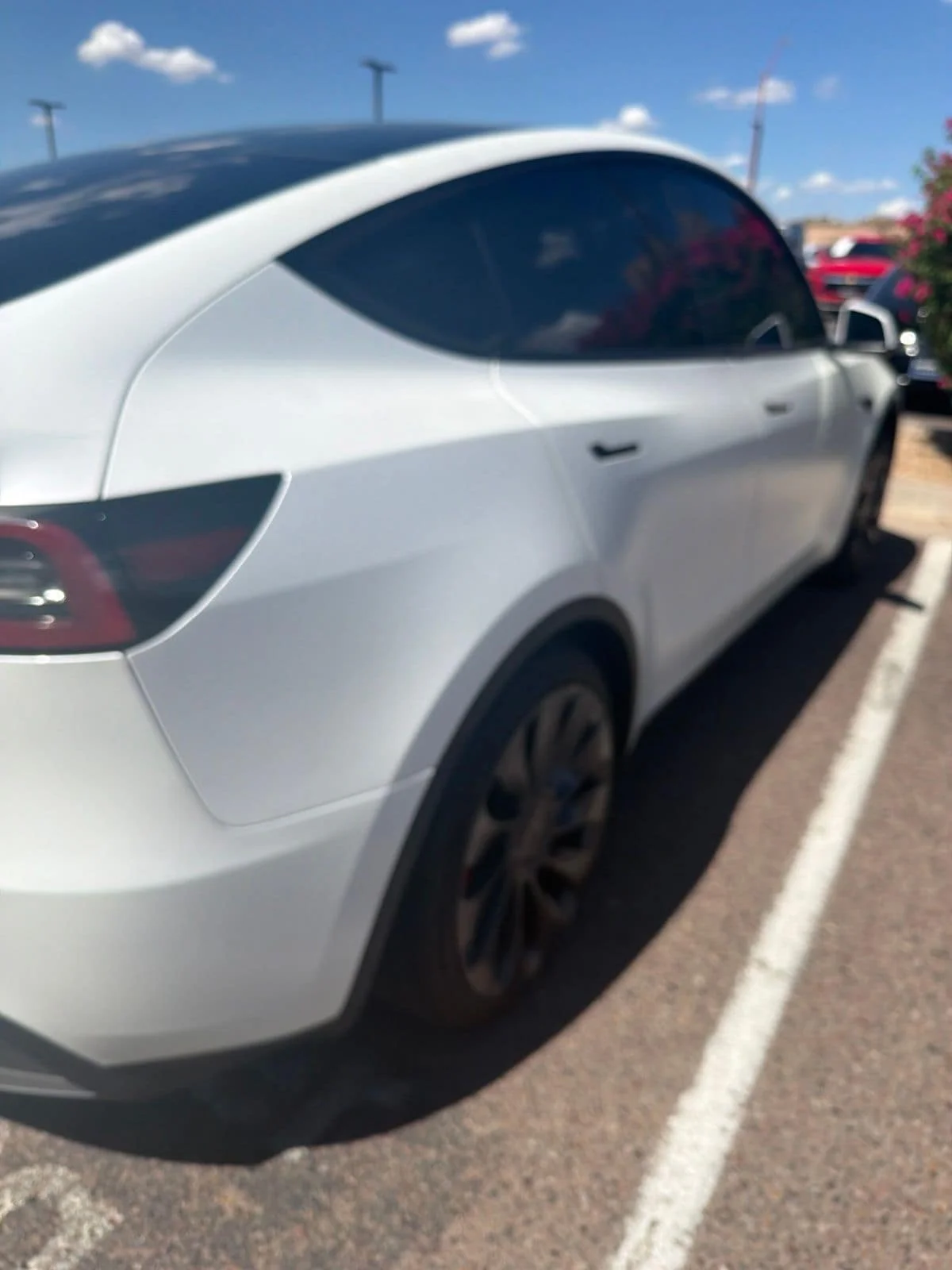 Used 2024 Pearl White Multi-Coat Tesla Performance image 3