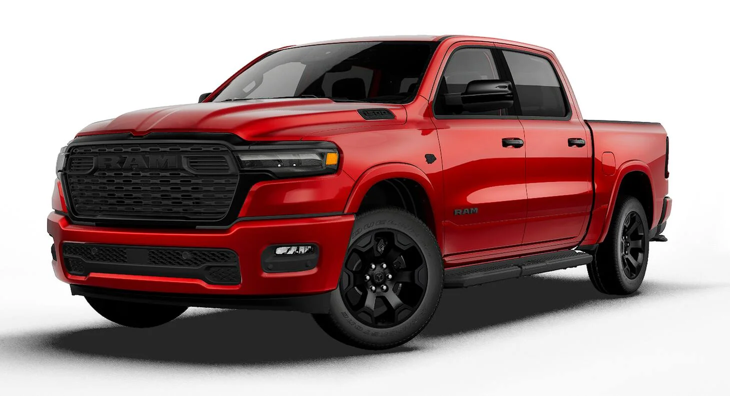 New 2027 Molten Red Pearl-Coat Exterior Paint RAM BIG HORN image 13