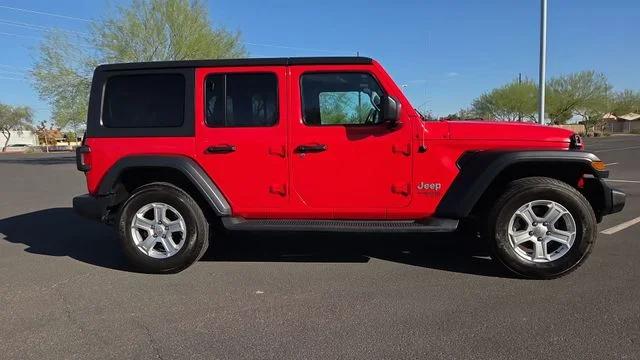 Used 2020 Red Jeep Unlimited Sport S image 8