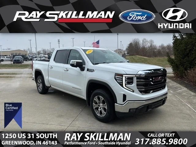 Certified Used 2024 Summit White GMC SLT image 1