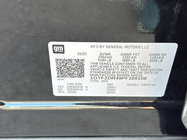 Used 2023 Black Cadillac Premium Luxury image 16
