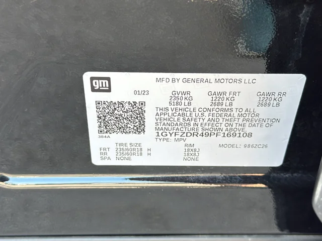 Used 2023 Black Cadillac Premium Luxury image 16