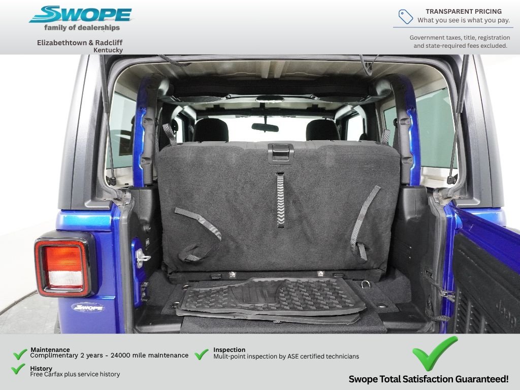 Used 2018 Ocean Blue Metallic Clearcoat Jeep Sport image 24