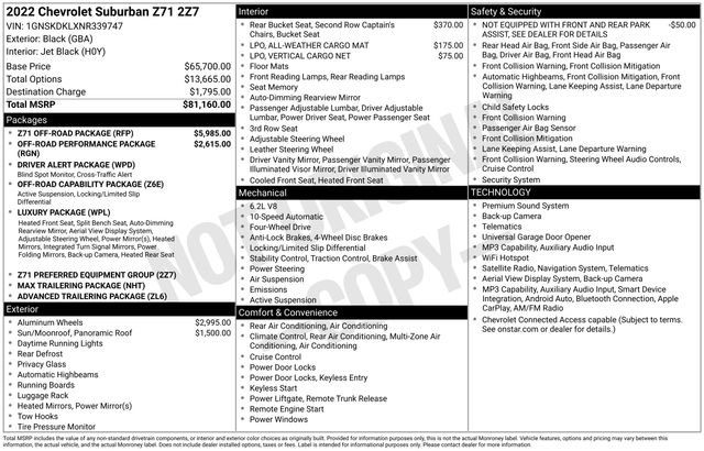 Used 2022 Black Chevrolet Z71 image 5