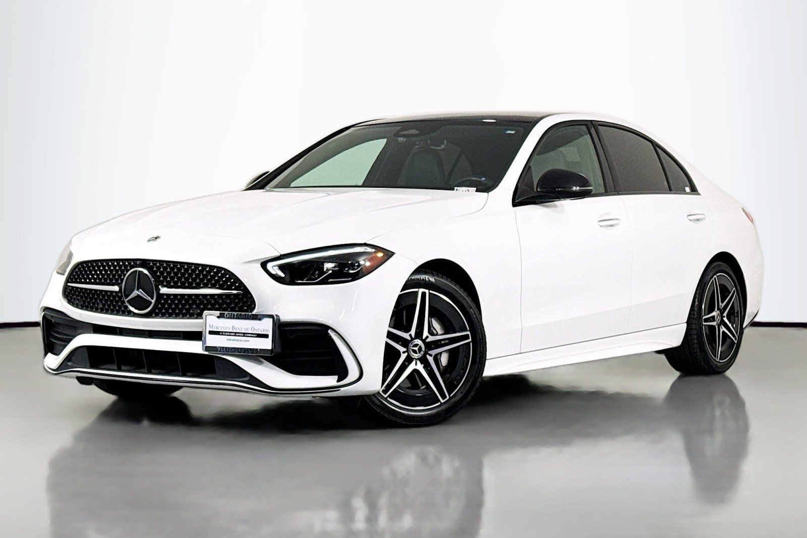 Certified Used 2023 MANUFAKTUR Moonlight White Metallic Mercedes-Benz C 300 image 1