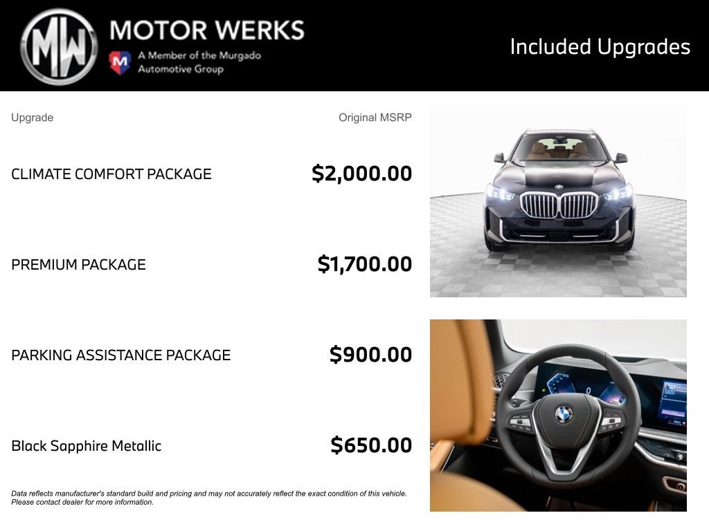 New 2026 Black Sapphire Metallic BMW xDrive40i image 4