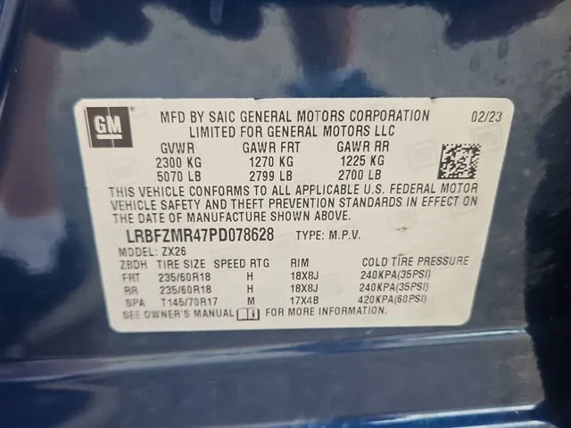 Used 2023 Sapphire Metallic Buick Preferred image 30