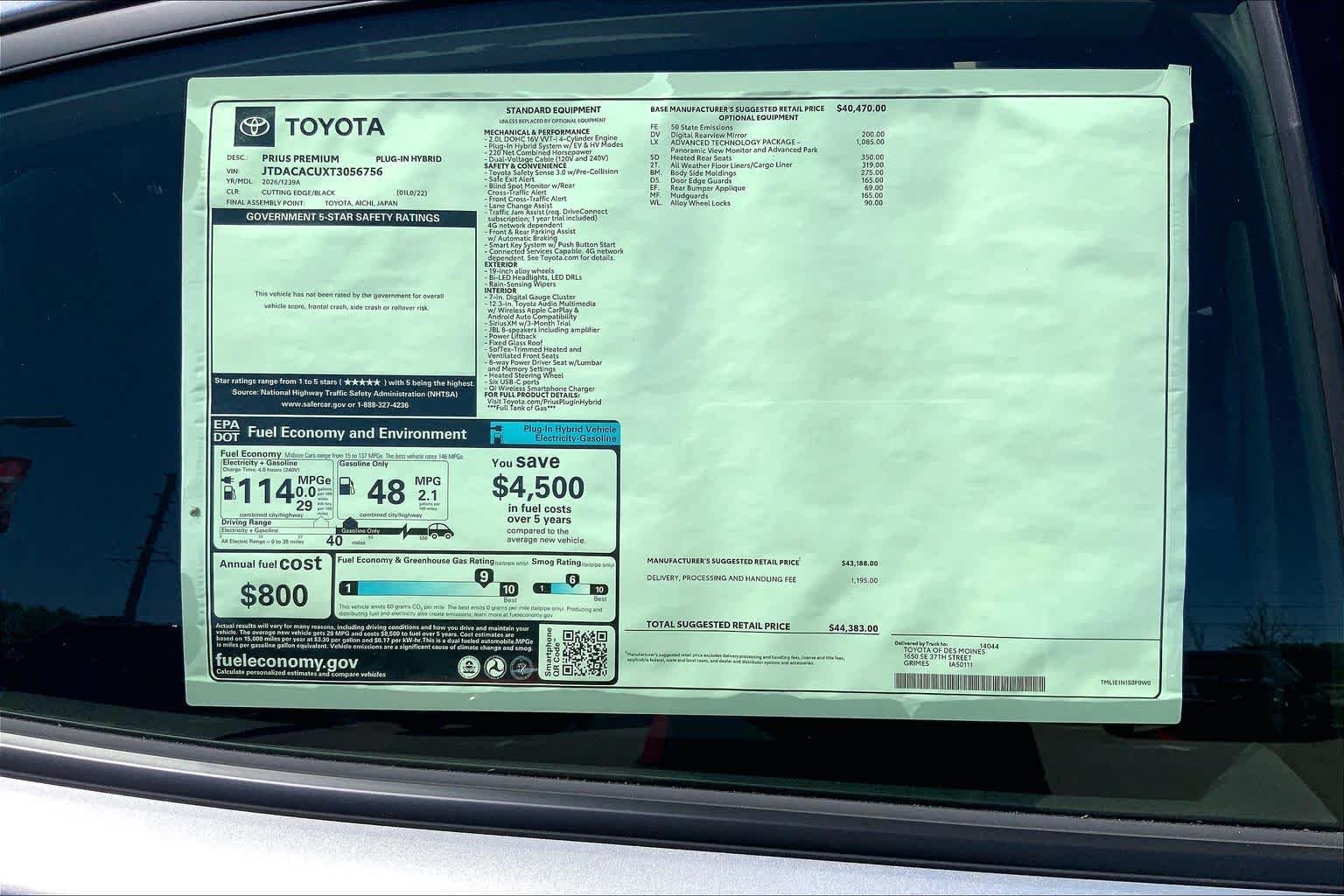 2026 Toyota Prius Plug-in Hybrid XSE Premium - Photo 21