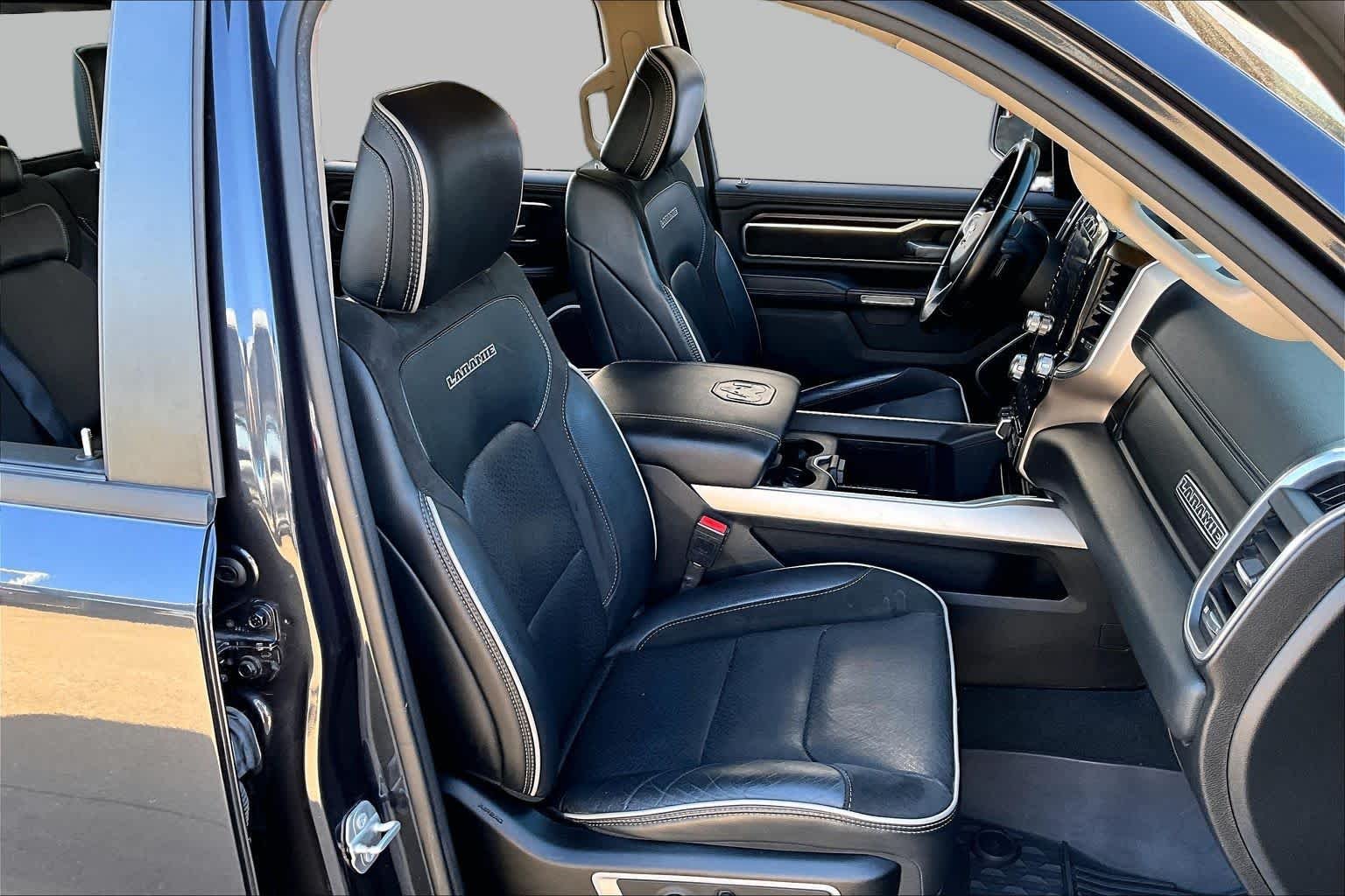 Used 2021 Maximum Steel Metallic Clearcoat Ram Laramie image 8