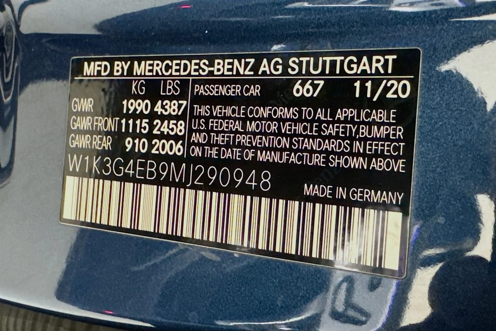 Used 2021 Denim Blue Metallic Mercedes-Benz A 220 image 25