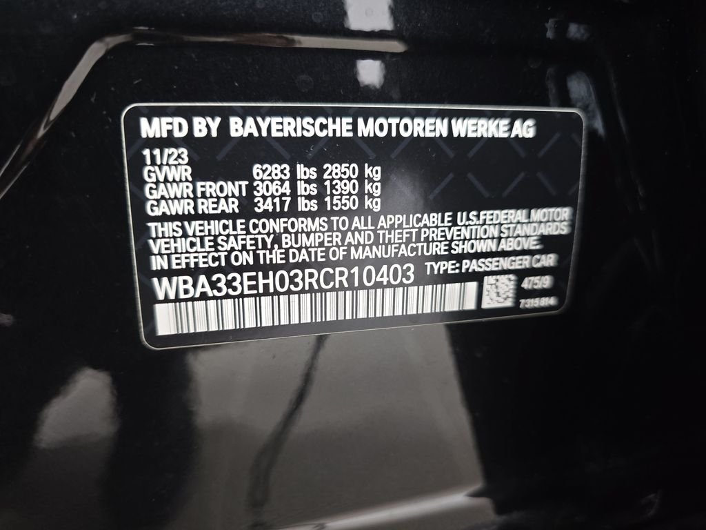 Certified Used 2024 Black Sapphire Metallic BMW 740i xDrive image 31