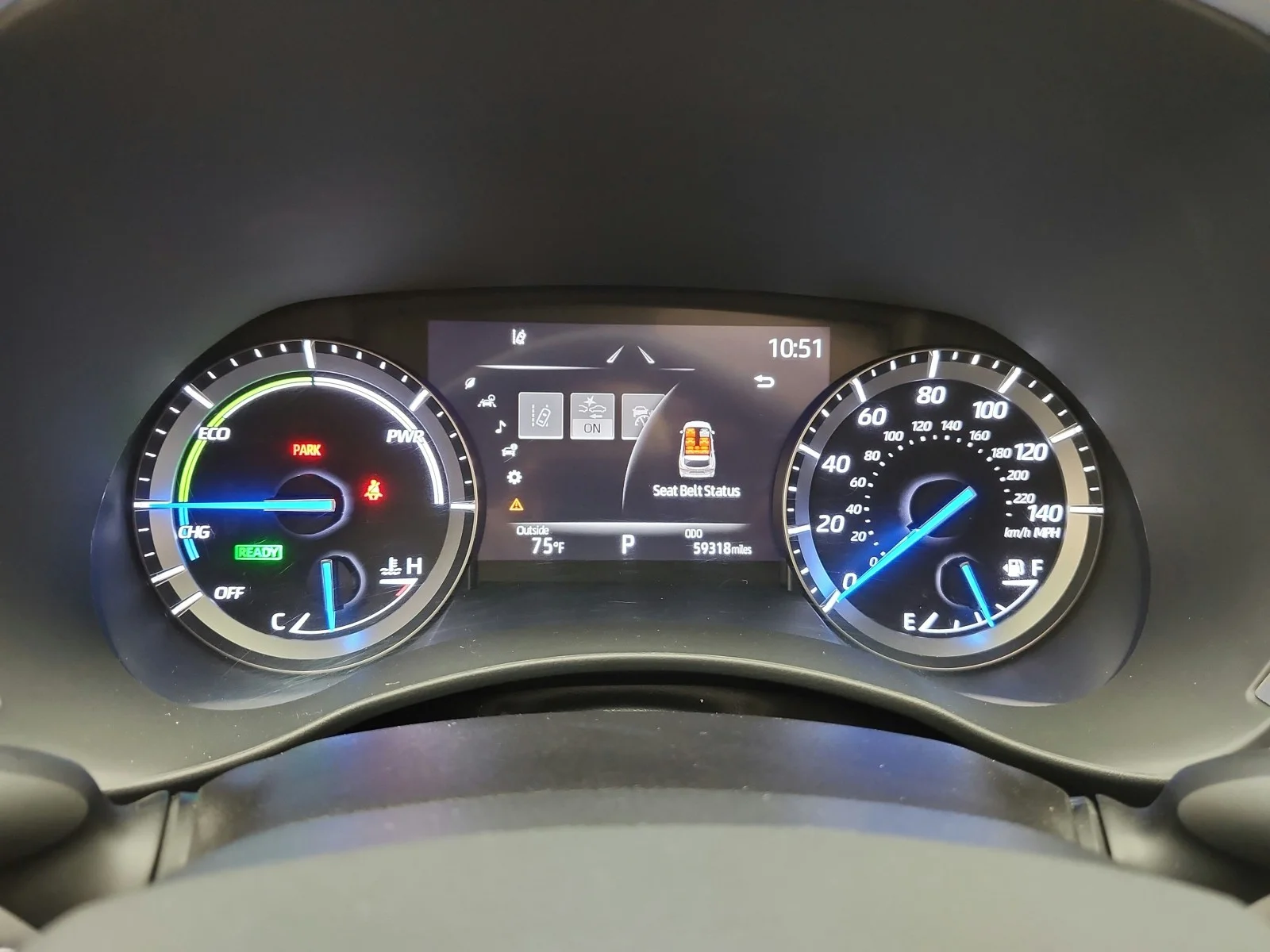 Used 2021 Magnetic Gray Metallic Toyota Hybrid XLE AWD (Natl) image 10