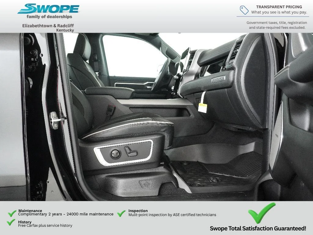 New 2026 Diamond Black Crystal Pearl-Coat Exterior Paint RAM Laramie image 10