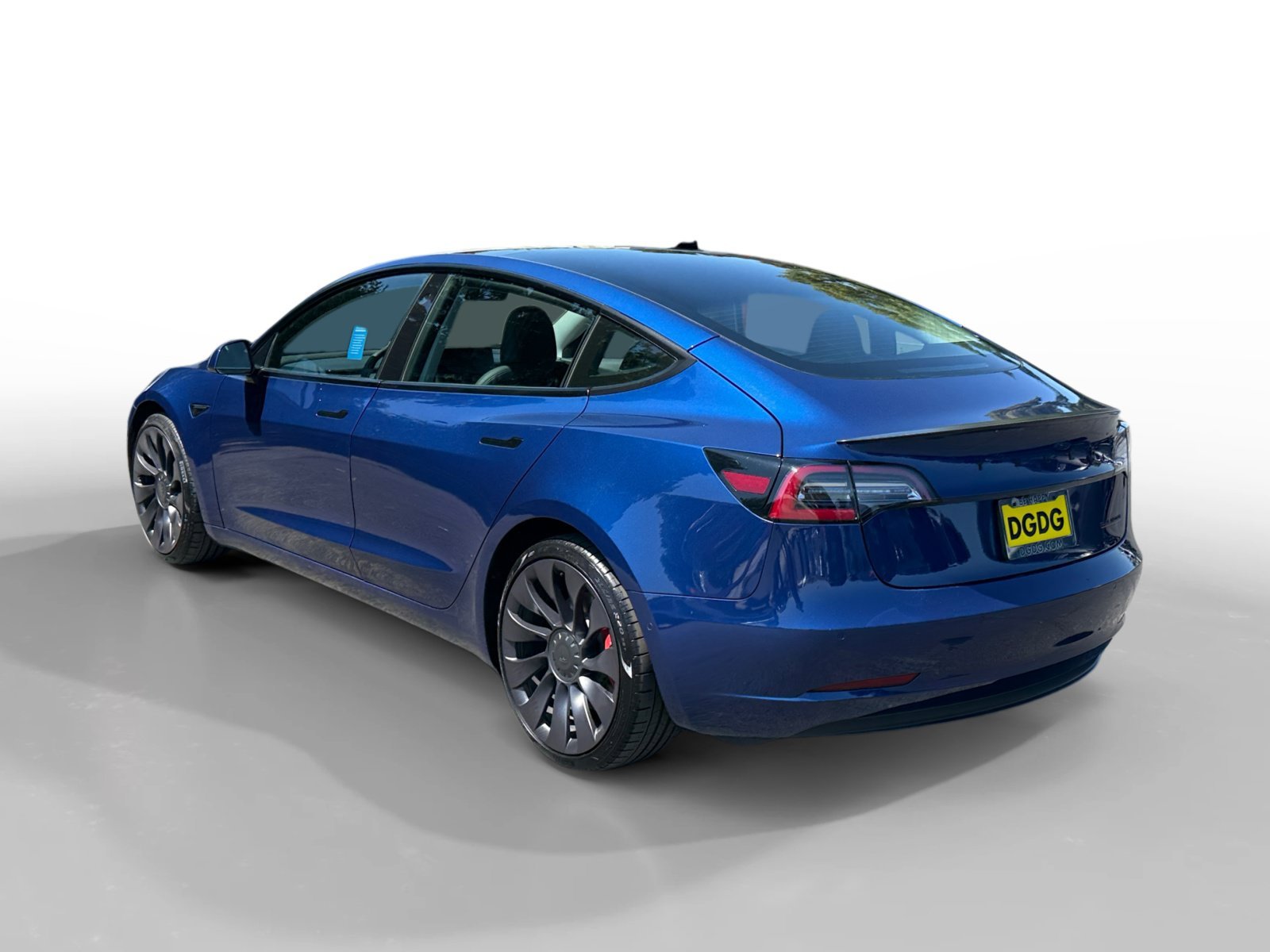 Used 2021 Deep Blue Metallic Tesla Performance image 3