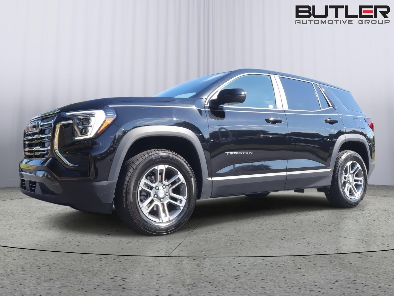 Used 2025 Ebony Twilight Metallic GMC AWD Elevation image 1