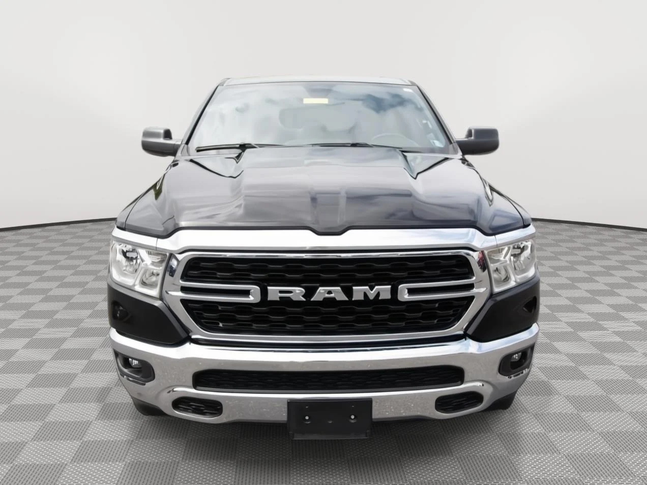 Used 2022 Diamond Black Crystal Pearlcoat Ram Big Horn image 2