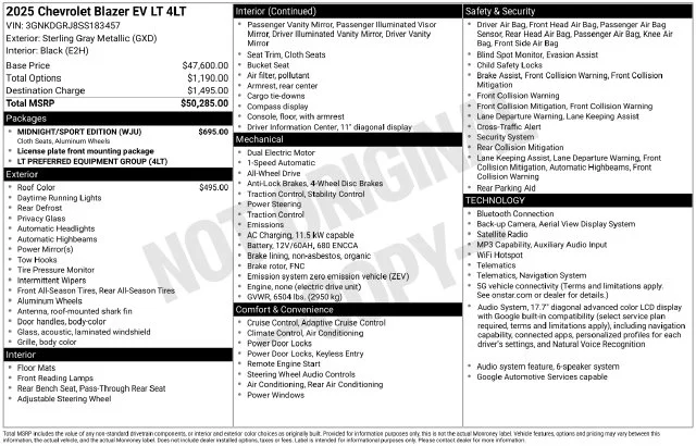 Used 2025 Gray Chevrolet LT image 9