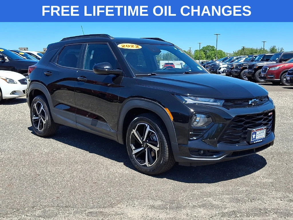 Used 2022 Mosaic Black Metallic Chevrolet RS image 1