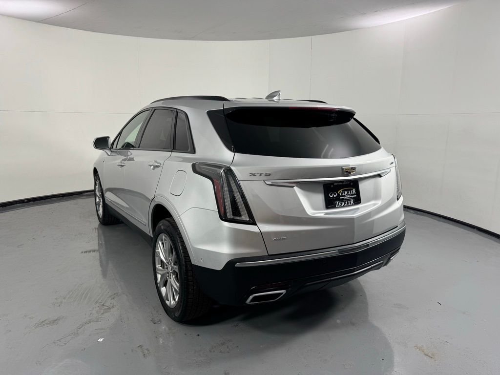 Used 2020 Radiant Silver Metallic Cadillac Sport image 6