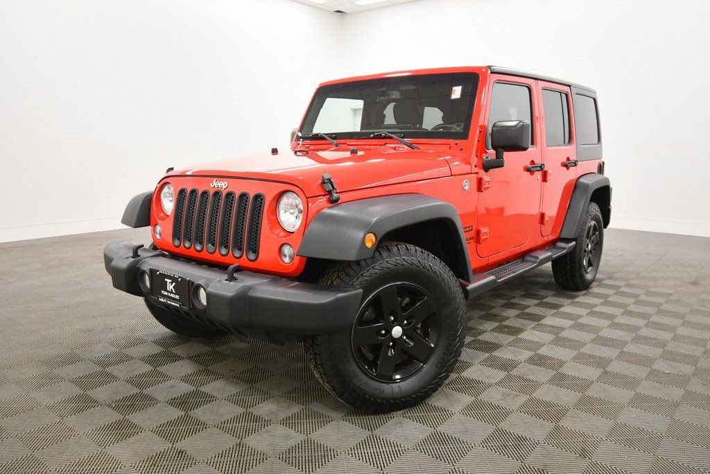 Used 2015 Jeep Wrangler Unlimited Sport with VIN 1C4BJWDG9FL575480 for sale in Rochester, Minnesota