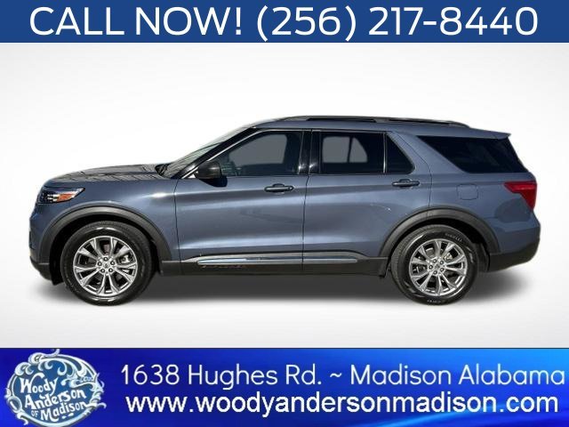 Certified Used 2021 Infinite Blue Metallic Tinted Clearcoat Ford XLT image 3