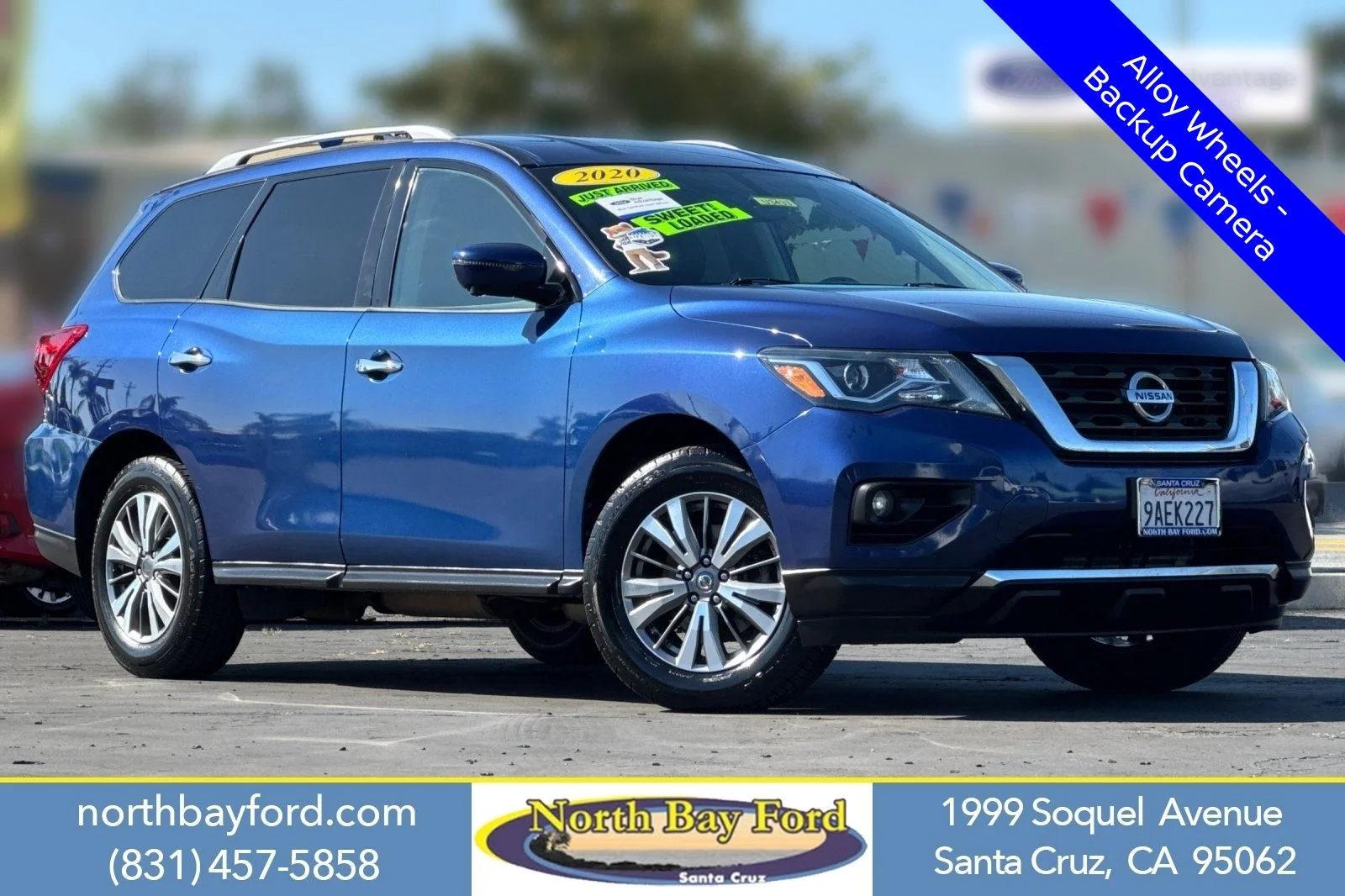 Certified Used 2020 Caspian Blue Metallic Nissan SL image 1