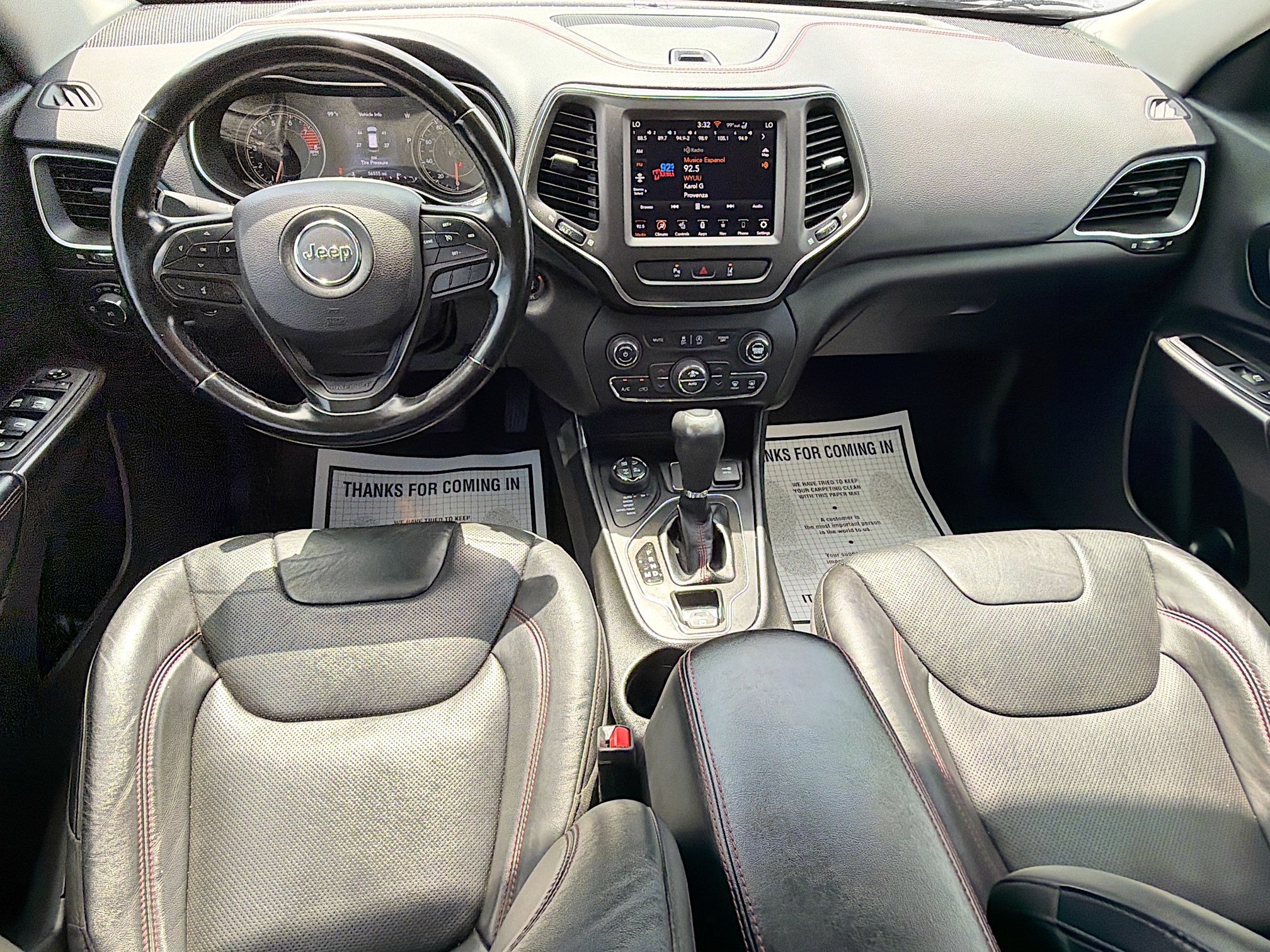 Used 2021 Velvet Red Pearlcoat Jeep Trailhawk image 16