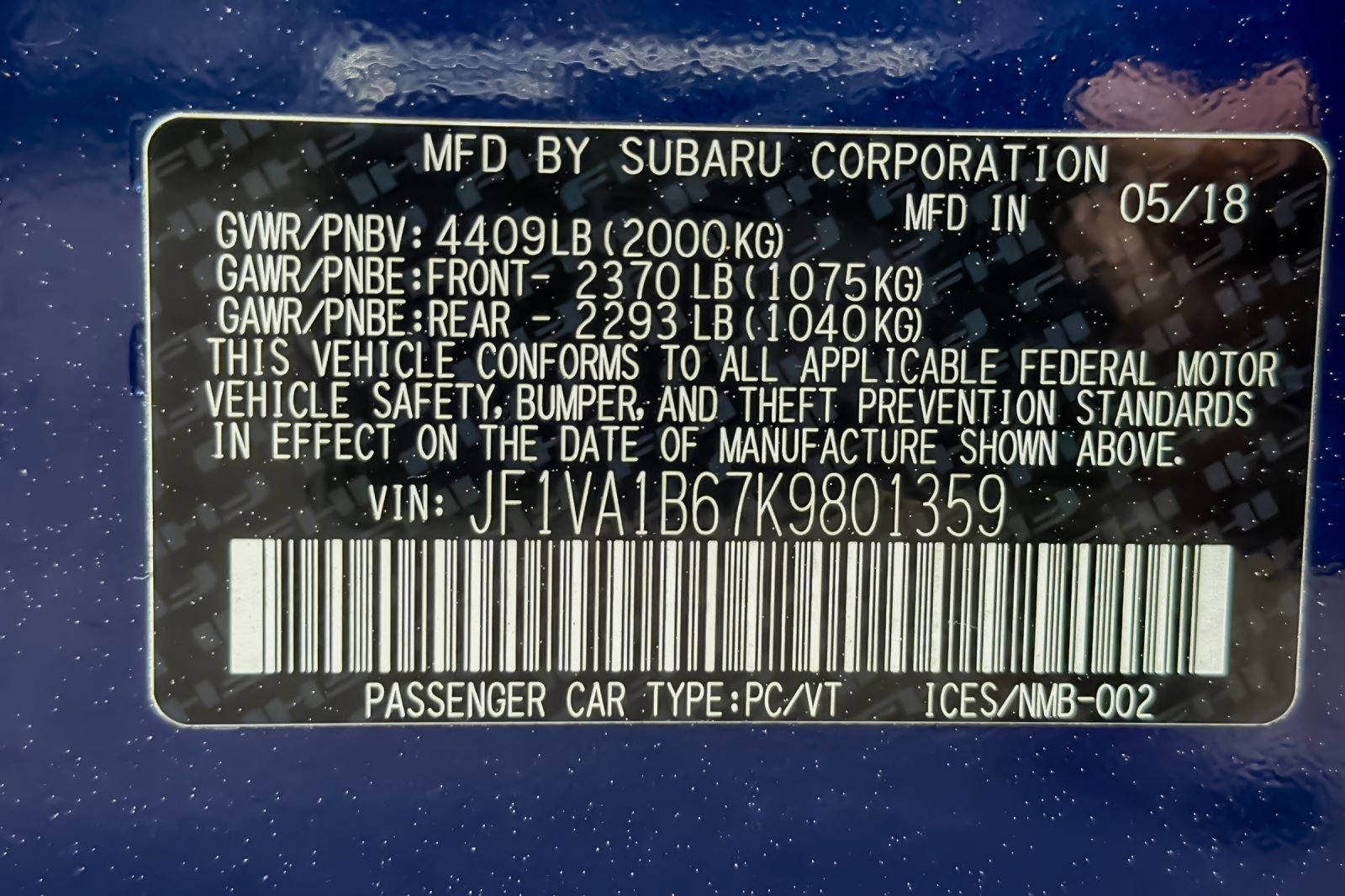 Used 2019 Blue Subaru Premium image 38