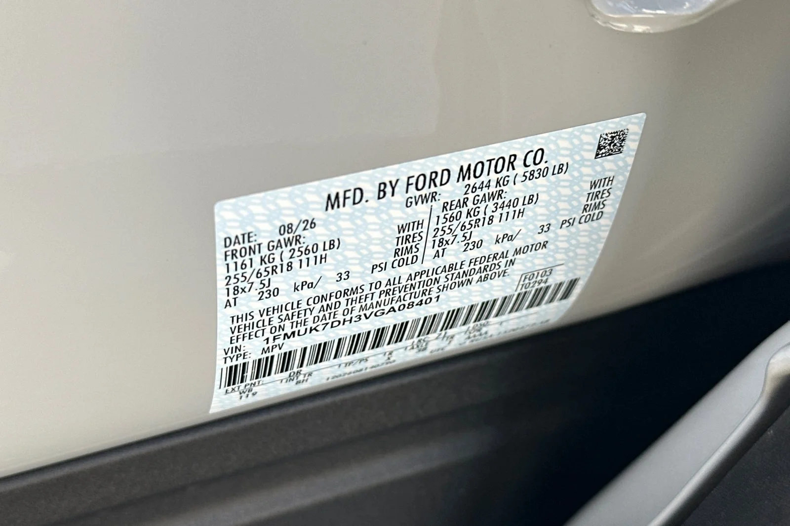 New 2027 White Ford Active image 28