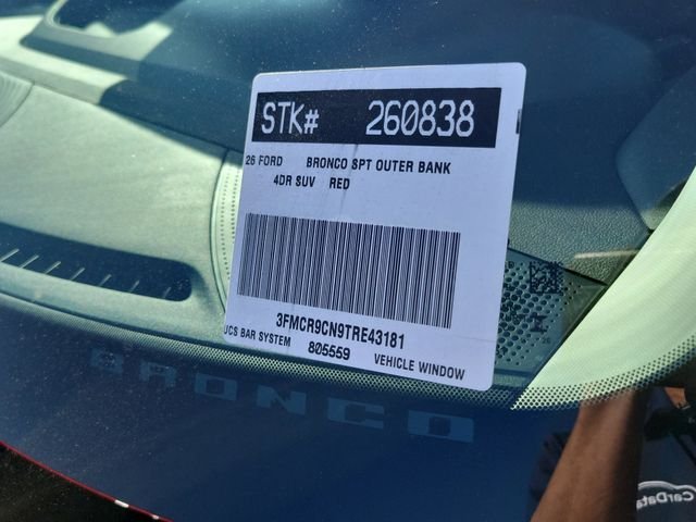 New 2026 Ruby Red Metallic Tinted Clearcoat Ford Outer Banks® image 24