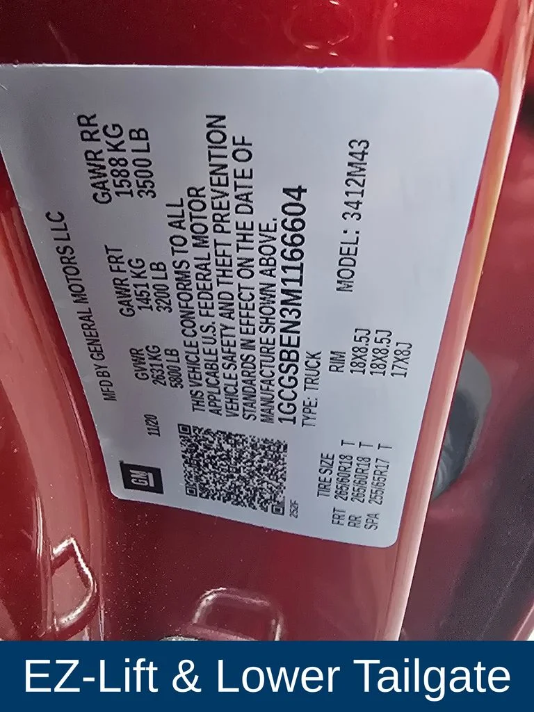 Used 2021 Red Chevrolet Work Truck image 16